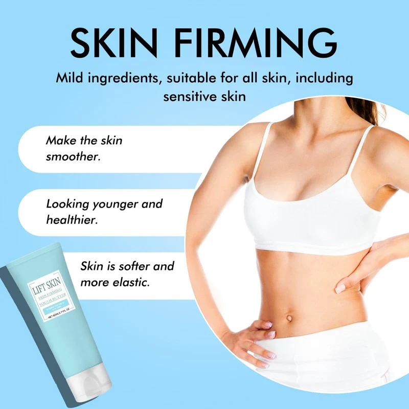 Turmeric Lift Skin Body Firming & Anti-Wrinkle Cream, Skin Firming Youth Butter, Skin Firming and Tightening Lotion, Skin Firming Youth Butter, Anti-Ageing Skin Firming Cream for Body Loose Skin, Pack - Image 3