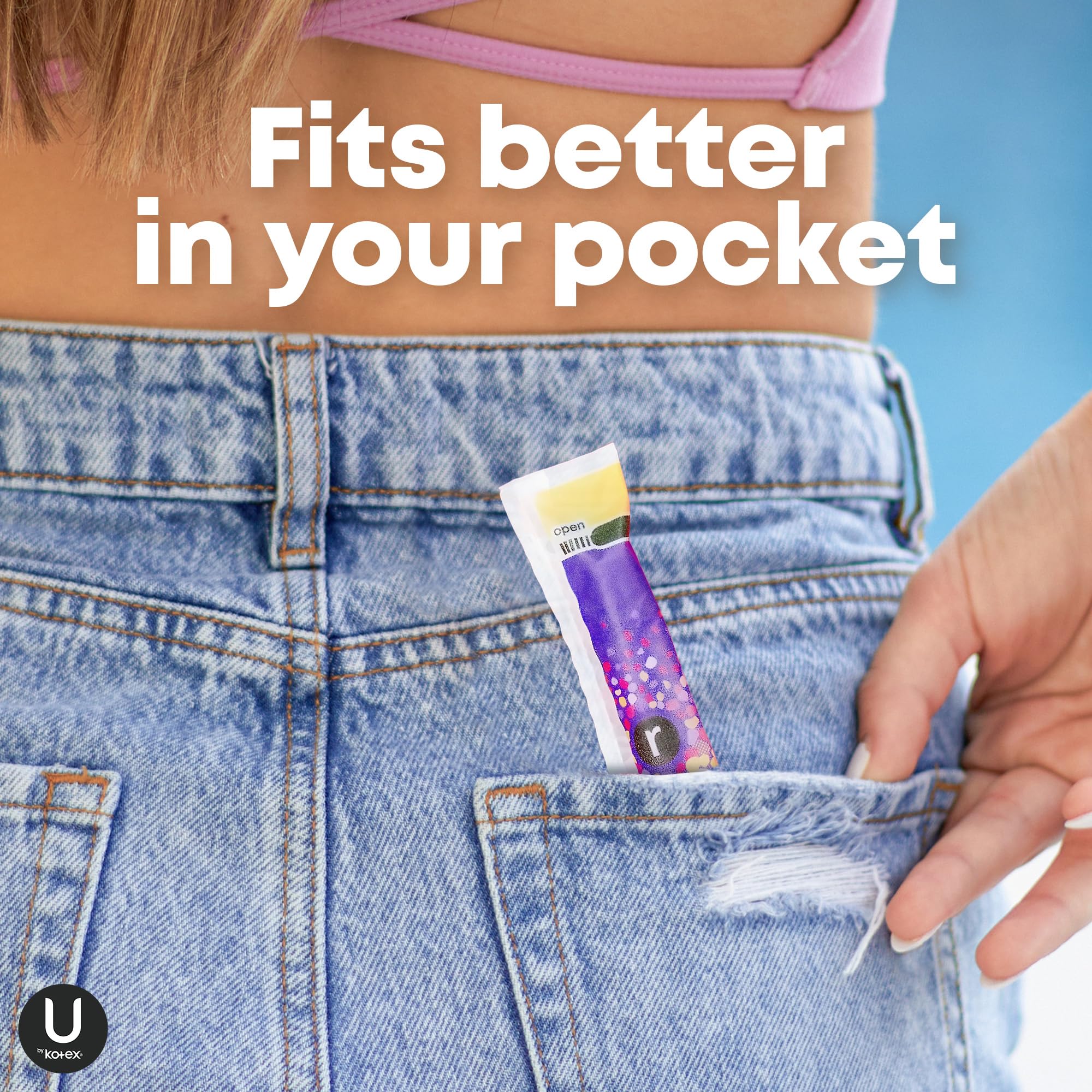 U by Kotex Click Compact Tampons, Regular Absorbency, Unscented, 128 Count (8 Packs of 16) (Packaging May Vary) - Image 3