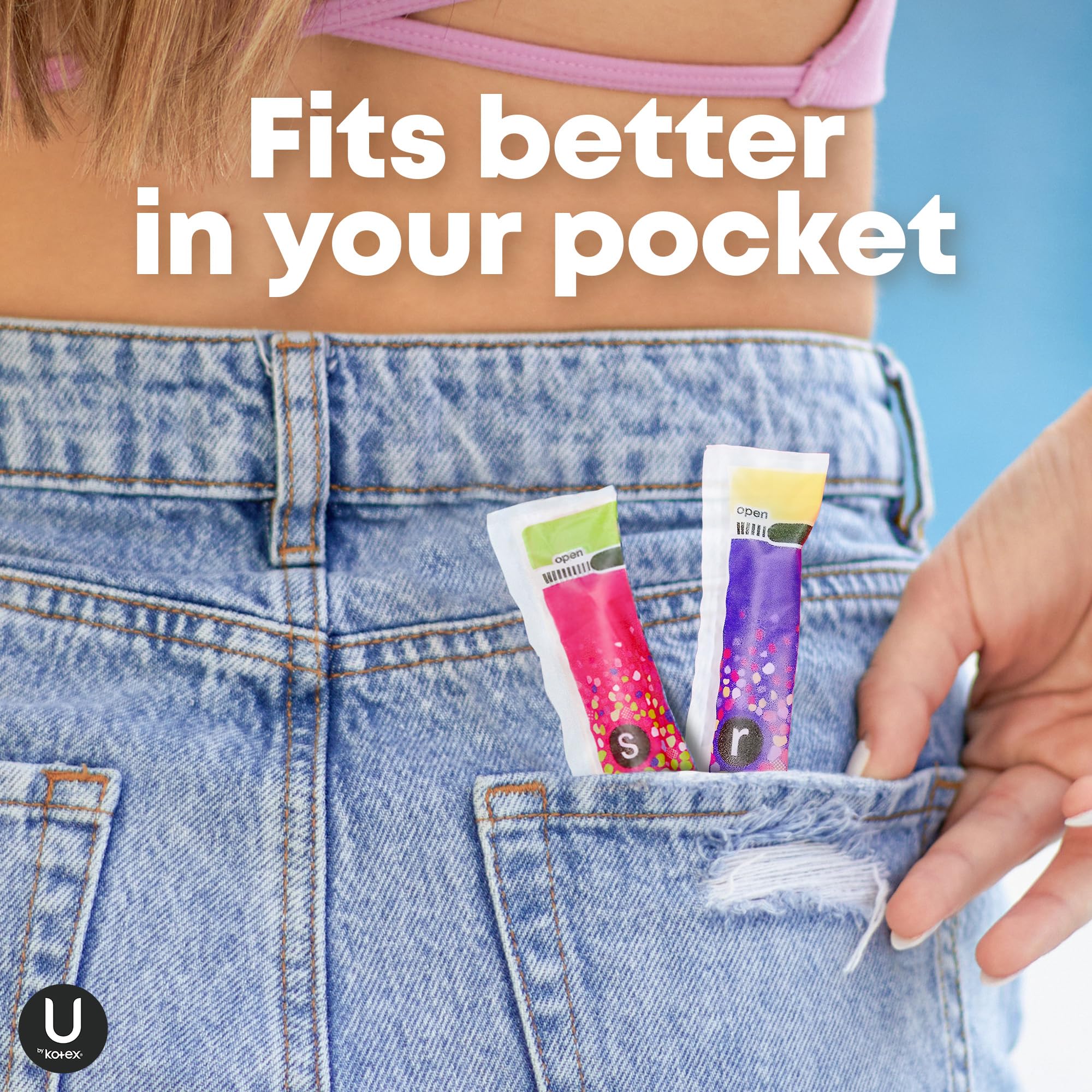 U by Kotex Click Multipack Tampons, Compact, Regular/Super Absorbency, Unscented, 180 Count (6 Packs of 30) (Packaging May Vary) - Image 3
