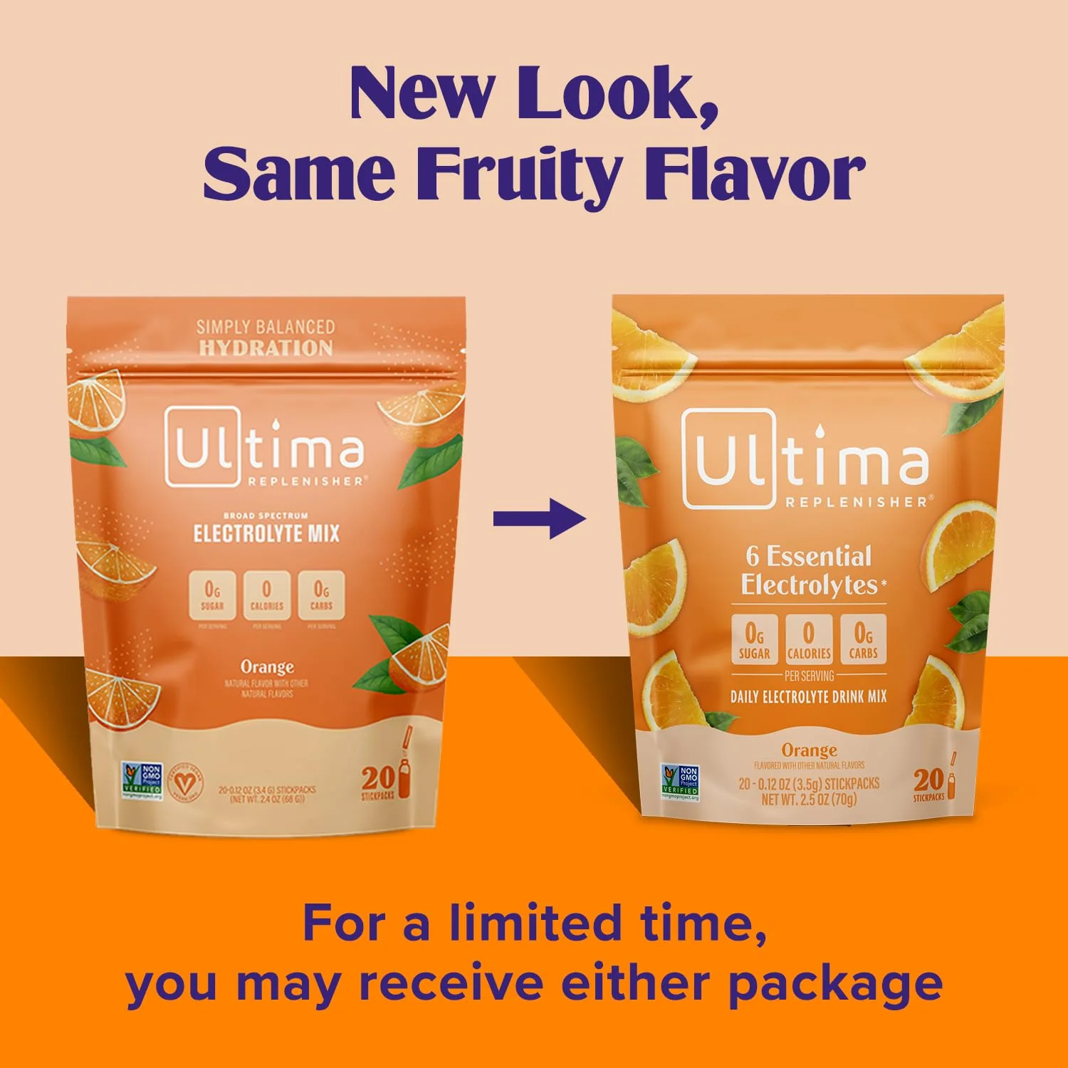 Ultima Replenisher Daily Electrolyte Powder Drink Mix –Sugar Free – Orange, 20 Stickpacks – Hydration Packets with 6 Key Electrolytes and Trace Minerals – Keto Friendly, Vegan, Non-GMO - Image 7