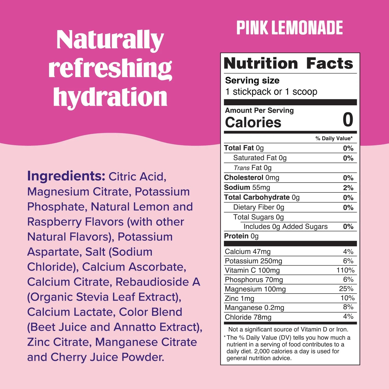 Ultima Replenisher Daily Electrolyte Powder Drink Mix – Sugar Free – Pink Lemonade, 20 Stickpacks – Hydration Packets with 6 Electrolytes and Trace Minerals – Keto Friendly, Vegan, Non-GMO - Image 5