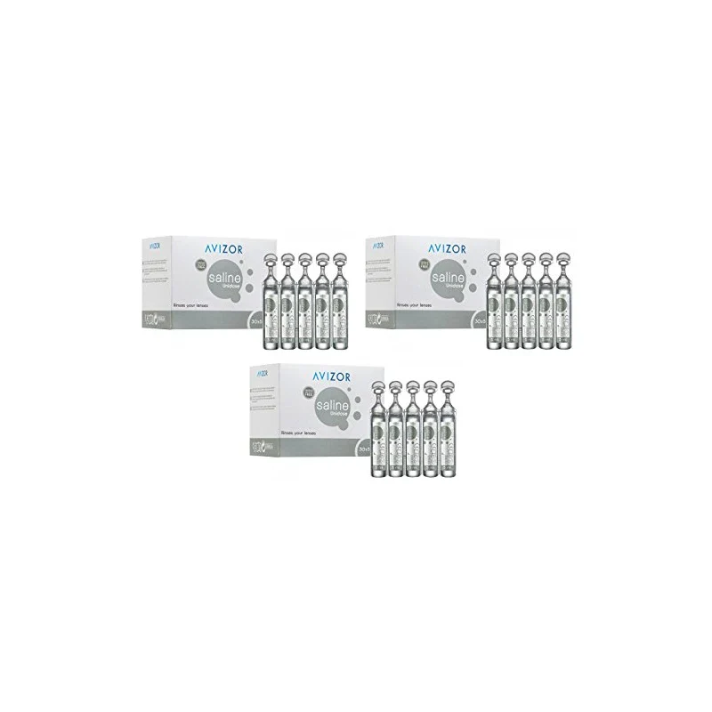Unidose Saline by Avizor 30 x 5ml X3 Pack - Image 2