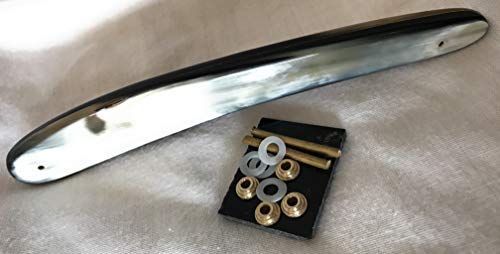 Unique Straight Razor Restoration Horn Scales Handles With Mounting Hardware - Image 5