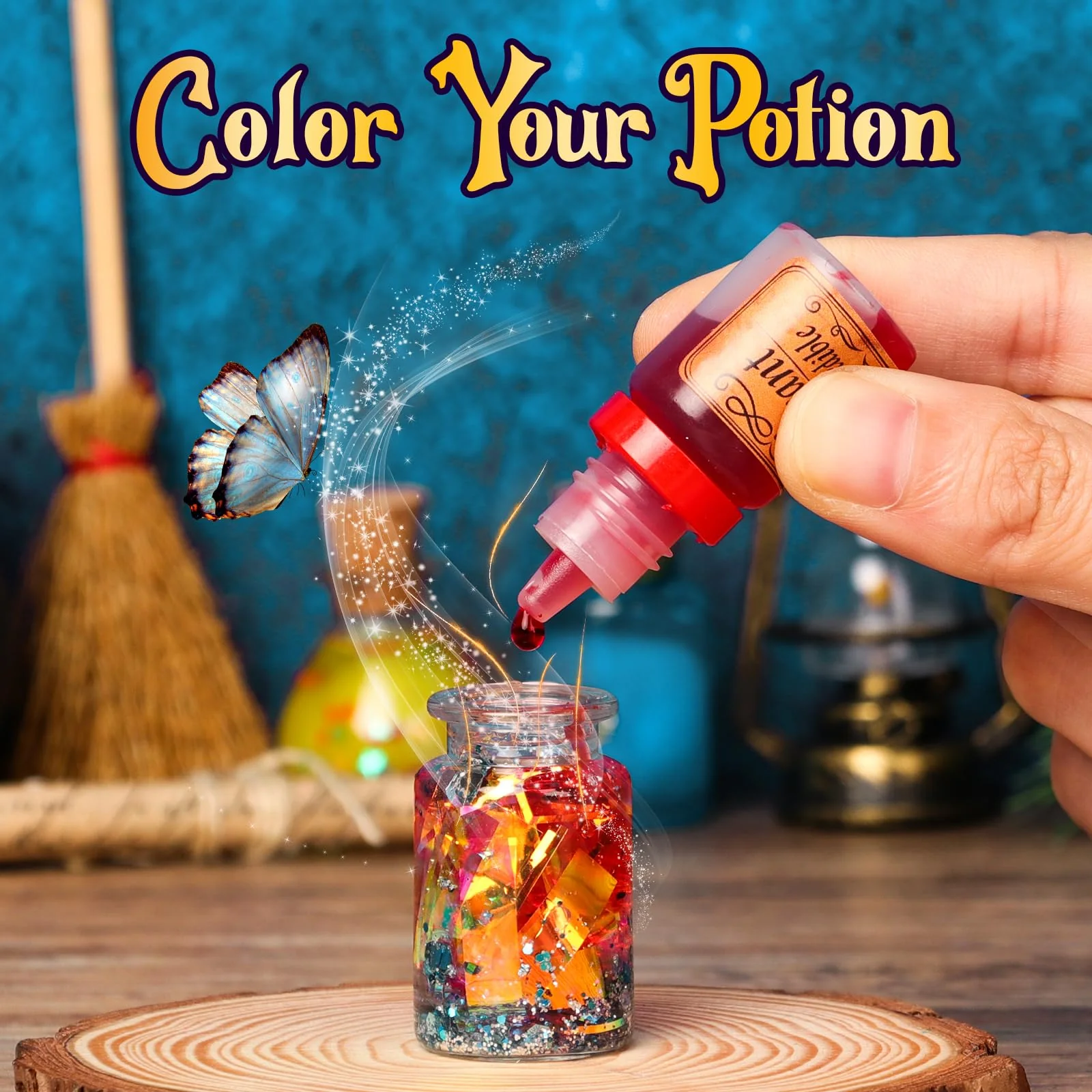 UOMTFAI Mystery Potion Craft Kit for Kids, Mix 20 Magic Wizard Potion, Creative Christmas Decorations Birthday Gifts Toys for Boys and Girls Age 6 7 8 9 10+ - Image 7
