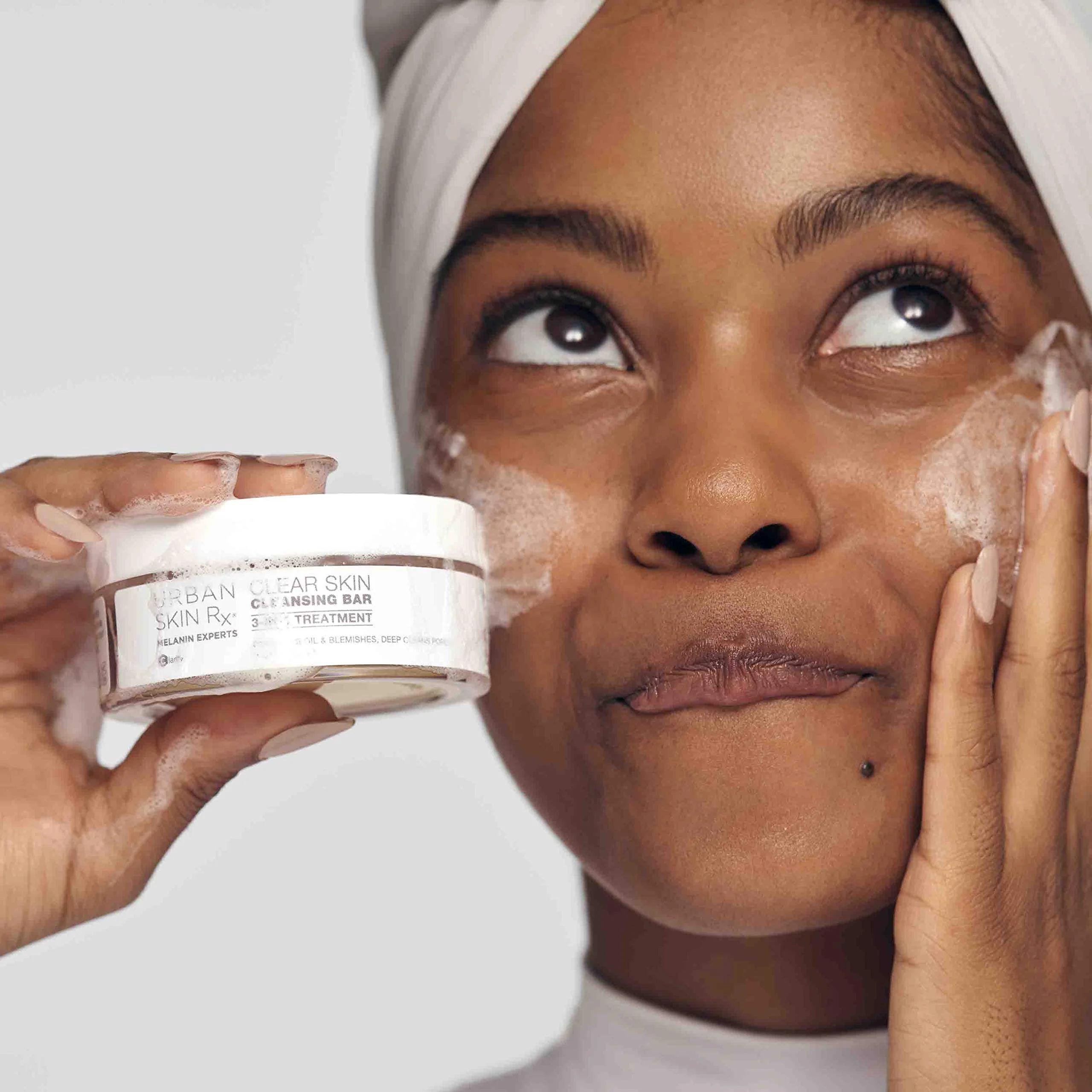 Urban Skin Rx Clear Skin Cleansing Bar | 3-in-1 Daily Cleanser, Exfoliator and Mask Removes Excess Oil and Improves Blemishes, Formulated with Salicylic Acid, Eucalyptus and Sulfur | 2.0 Oz - Image 7