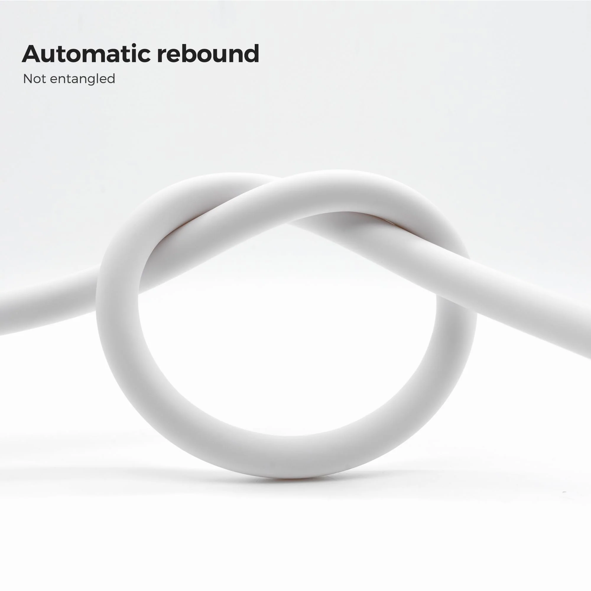 Vancoco PVC Smooth Shower Hose Flexible Anti-Twist 1.5M / 59 Inch with Brass Connections Universal Shower Head Hose Leak Proof White - Image 5