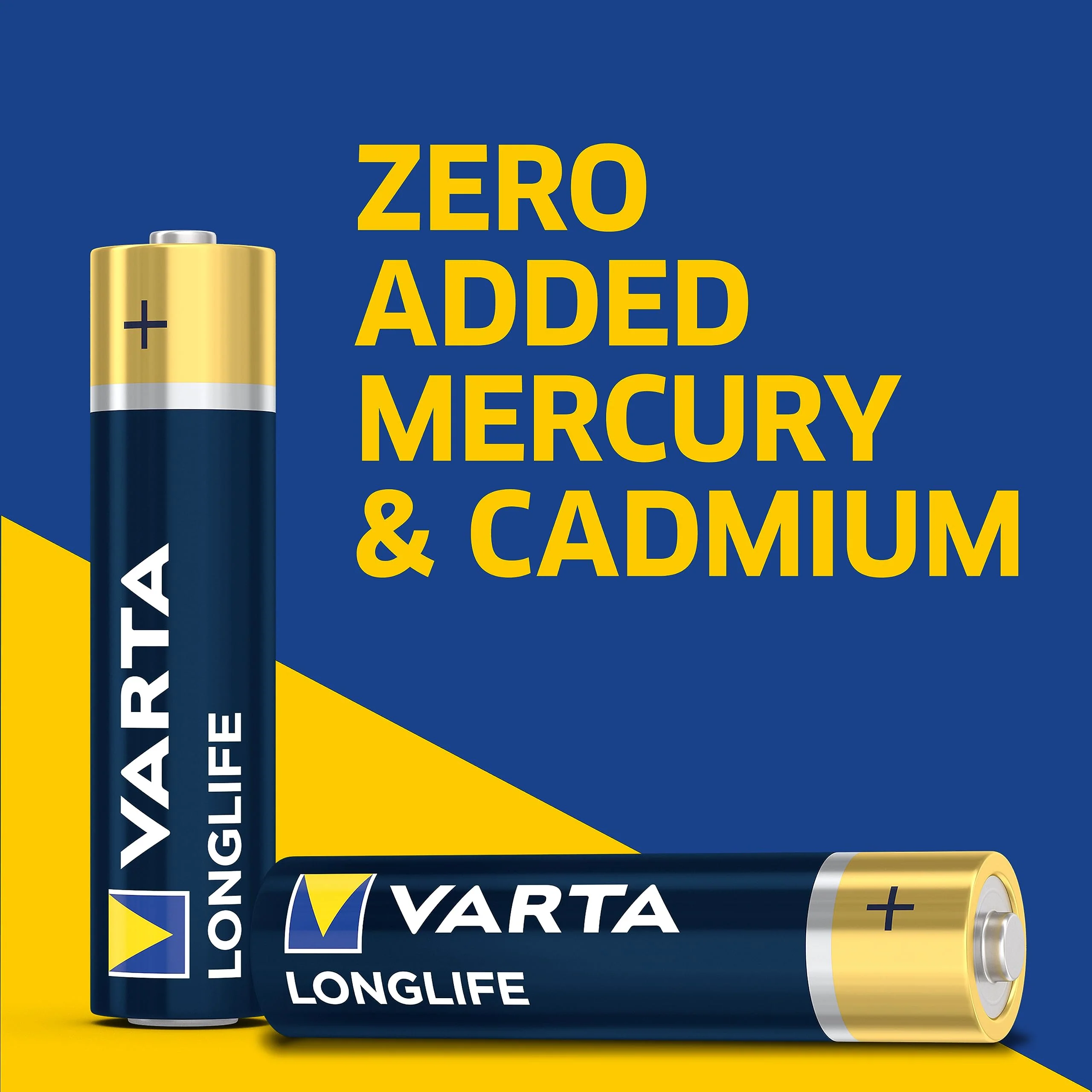 VARTA Longlife AA Batteries (100 Pack), Alkaline Triple A Battery - Image 2