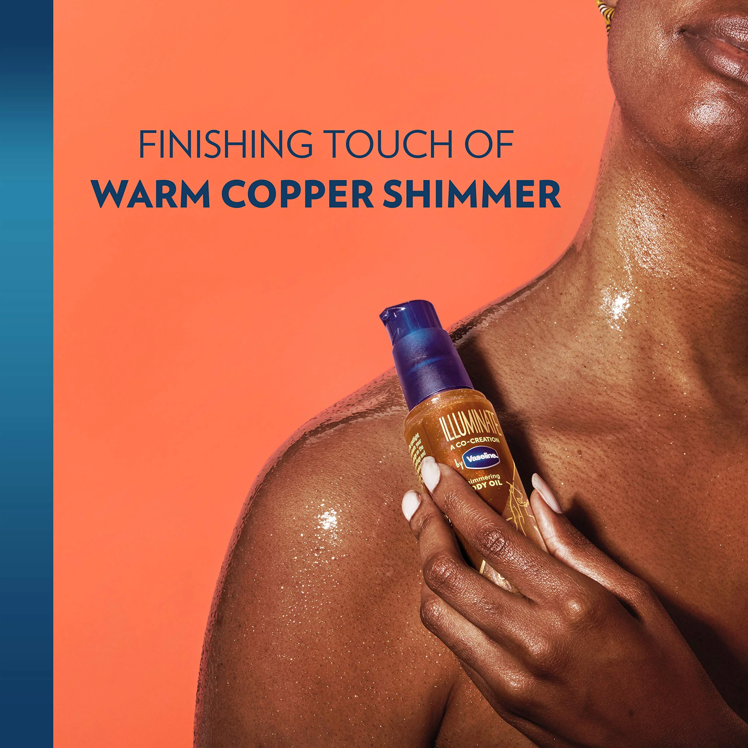 Vaseline Illuminate Me Shimmering Body Oil Created for Melanin Rich Skin, Illuminates Skin with Finishing Touch of Shimmer for Glowing Skin 3.3 oz - Image 10