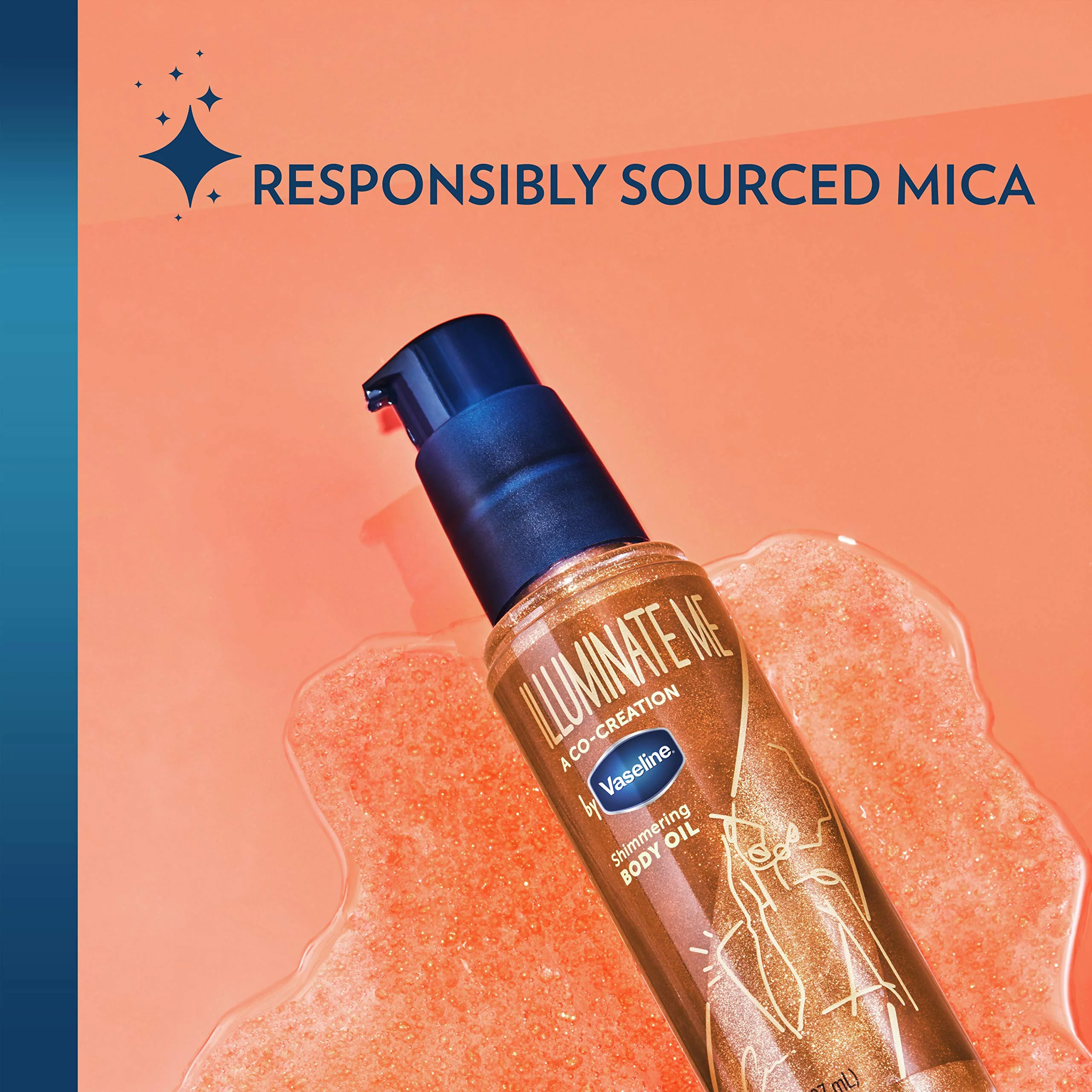 Vaseline Illuminate Me Shimmering Body Oil Created for Melanin Rich Skin, Illuminates Skin with Finishing Touch of Shimmer for Glowing Skin 3.3 oz - Image 11