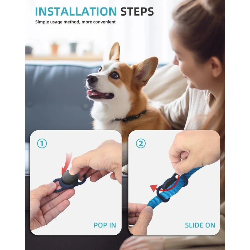 VB GPS Tracker for Dogs (1 Pack), Mini GPS Cat Tracker, Smart Pet Activity Tracker (iOS Only), No Monthly Fee, Compatible with Apple Find My, Anti-Lost, Finder Tag for Vehicles/Pets/Kids/Items - Image 4