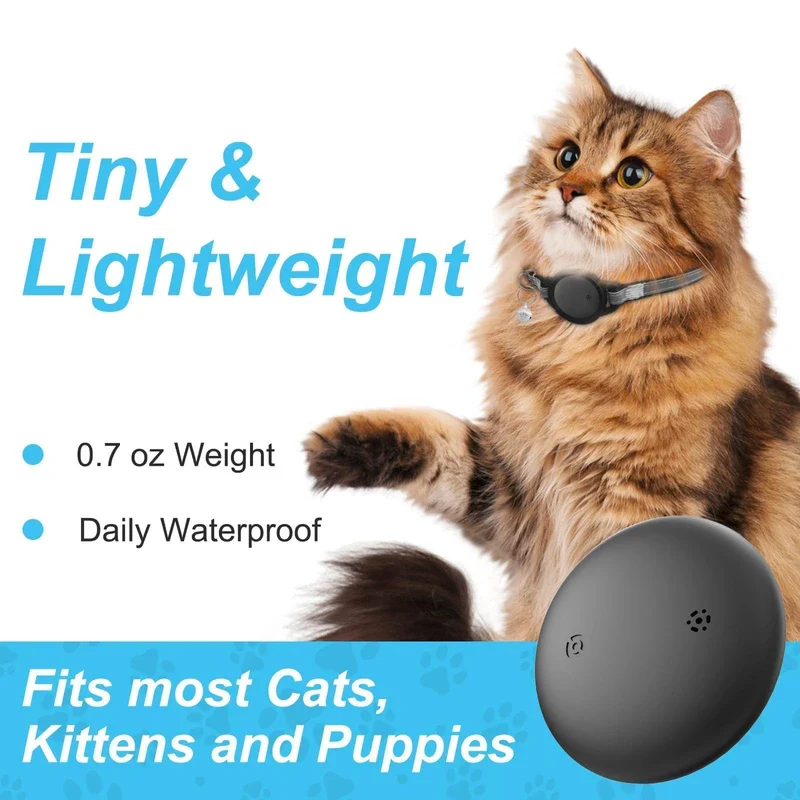 Vebiso GPS Tracker for Cats (1 Pack), Mini GPS Cat Tracker, Smart Pet Activity Tracker, No Monthly Fee, Compatible with Apple Find My(iOS Only), Anti-Lost, Finder Tag for Vehicles, Pets, Kids, Items - Image 6