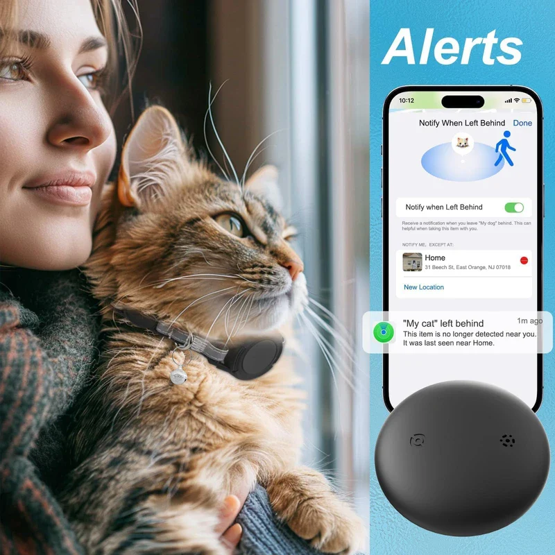 Vebiso GPS Tracker for Cats (1 Pack), Mini GPS Cat Tracker, Smart Pet Activity Tracker, No Monthly Fee, Compatible with Apple Find My(iOS Only), Anti-Lost, Finder Tag for Vehicles, Pets, Kids, Items - Image 7