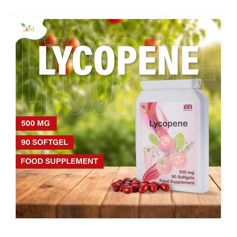 Ved Lycopene 500 mg | 90 softgel, 6 Month Supply.(Pack of 2) - Image 3