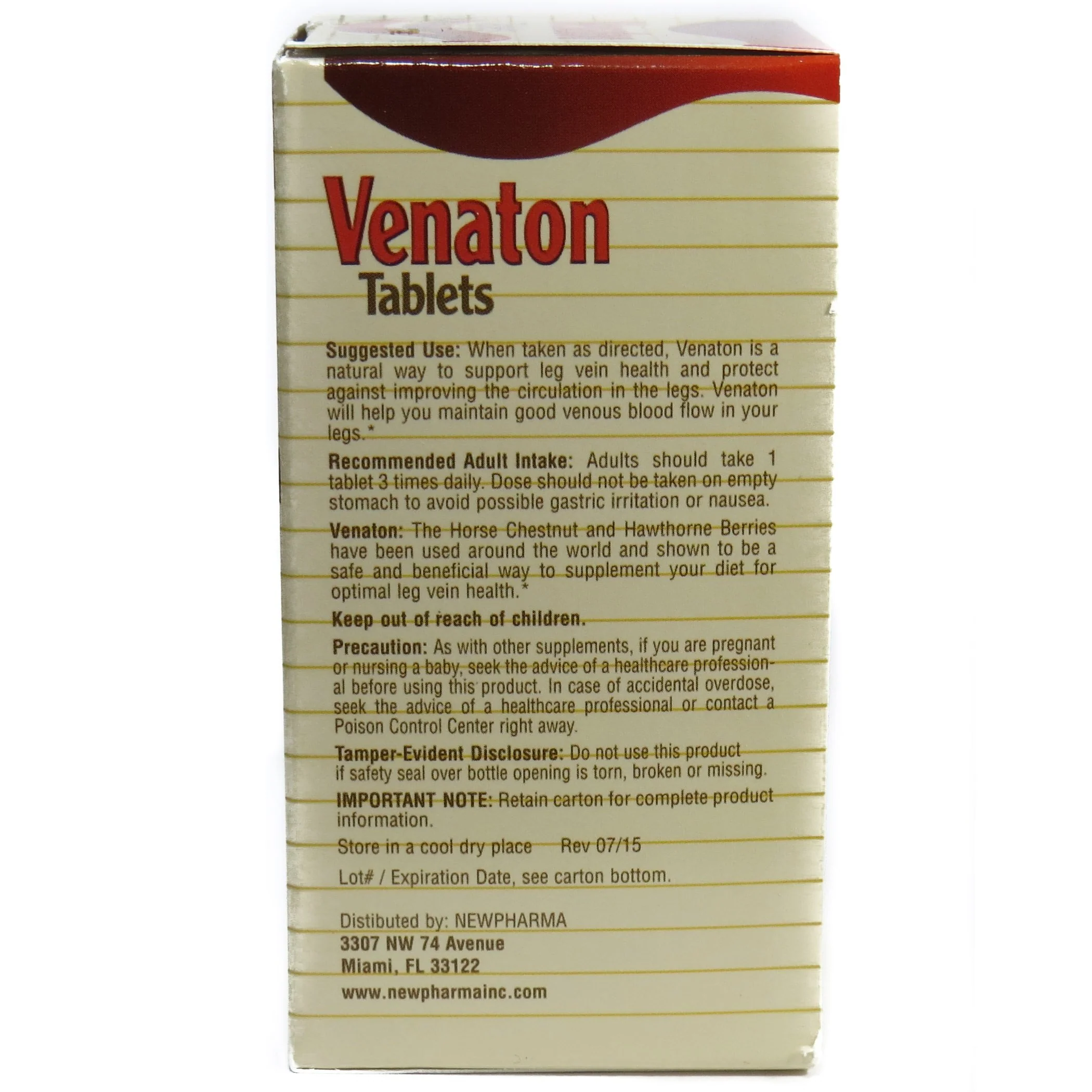 Venaton Tablets Dietary Supplement for Leg Health - 60 Tablets - Image 3