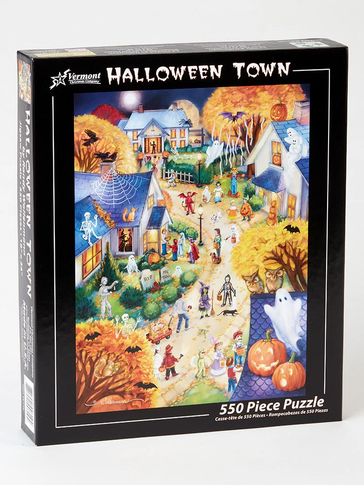 Vermont Christmas Company Halloween Town Jigsaw Puzzle 550 Piece - Image 5