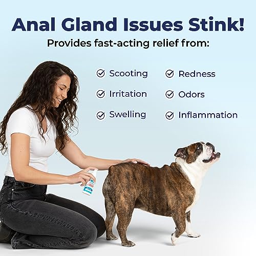 Vetnique Labs Glandex Medicated Dog Anal Gland Spray - Pain Relieving & Anti-Itch Formula to Soothe Inflamed Anal Glands in Dogs & Cats - Fast Acting Clinical Formula - Boot The Scoot (4oz) - Image 5