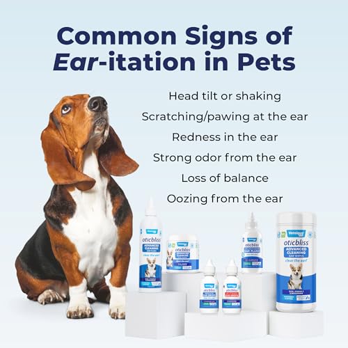 Vetnique Labs Oticbliss Vet-Strength Ear Drops for Dogs & Cats with MicroSilver BG & 1% Hydrocortisone Soothing Relief for Irritated Ears Dog Ear Cleaner, Alcohol-Free Ear Drops with Chitosan 1.8oz - Image 3