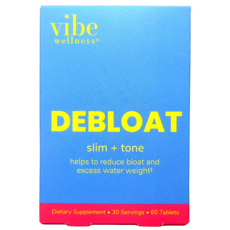 Vibe Wellness Debloat Slim + Tone Dietary Supplement 60 Tablets