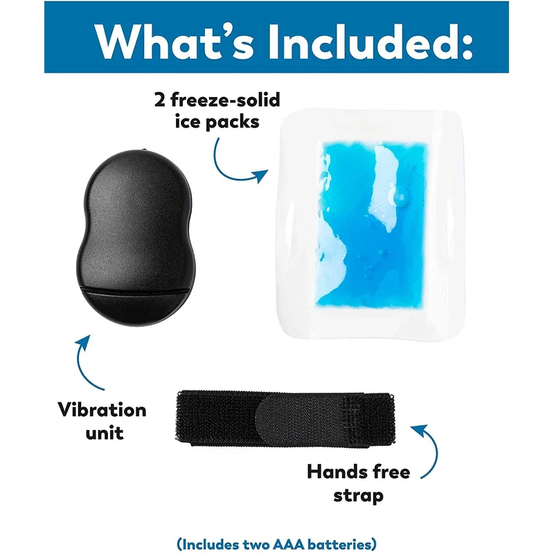 VibraCool: As Seen on Shark Tank Cold Stimulation for Alternative Pain Relief, Mechanical Stimulation – Cold Pad Device for Intense Pain Relief in The Foot (Plantar Fasciitis) - Image 2