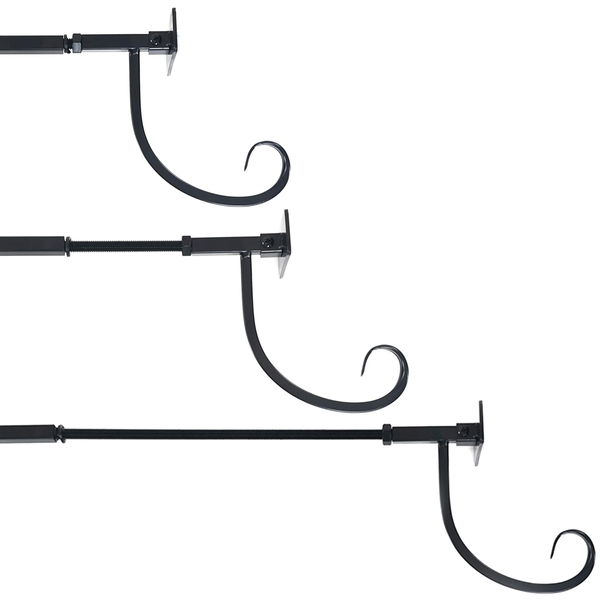 VILLAGE LIGHTING COMPANY [Front Door Garland Hanger] - Adjustable to Different Door Widths | Heavy-Duty Cast Iron | Decorative Christmas and Holiday Decor | No Nails, Screws, or Damage - Image 6