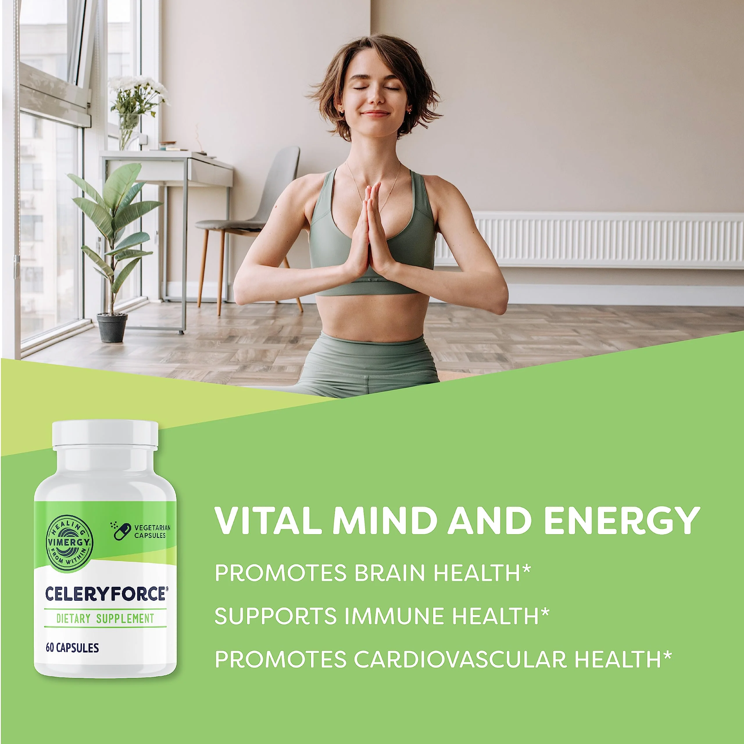 Vimergy Celeryforce – Nutrients and Amino Acids – Supports Your Wellness Routine* – Kosher, Vegan & Gluten-Free – 60 Capsules - Image 5