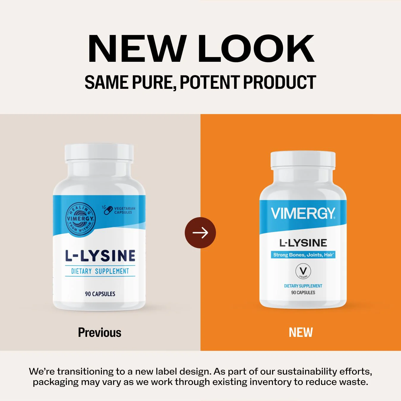 Vimergy L-Lysine – Promotes Healthy Skin, Hair & Nails* – Supports Healthy Metabolism* – Vegan, Non-GMO & Gluten-Free – 90 Capsules - Image 5