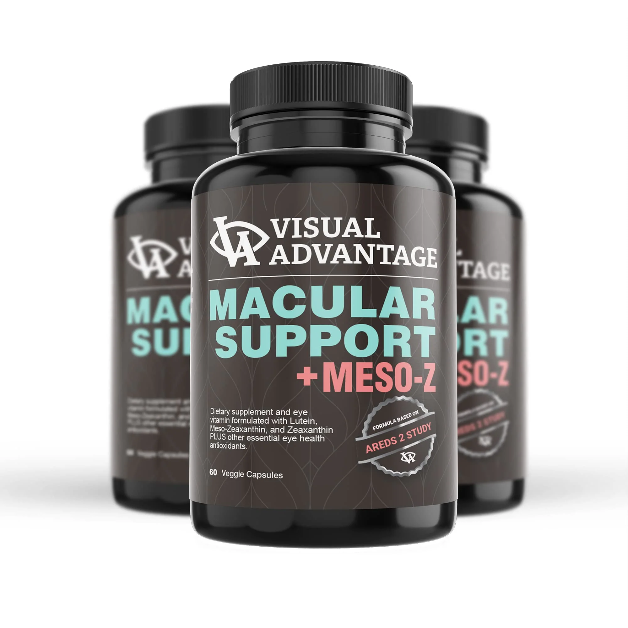 Visual Advantage® Macular Support + Meso-Z – Blue Light Eye Vitamin with Triple Antioxidants for Advanced Protection Against Digital Screens (60-Count) - Image 2