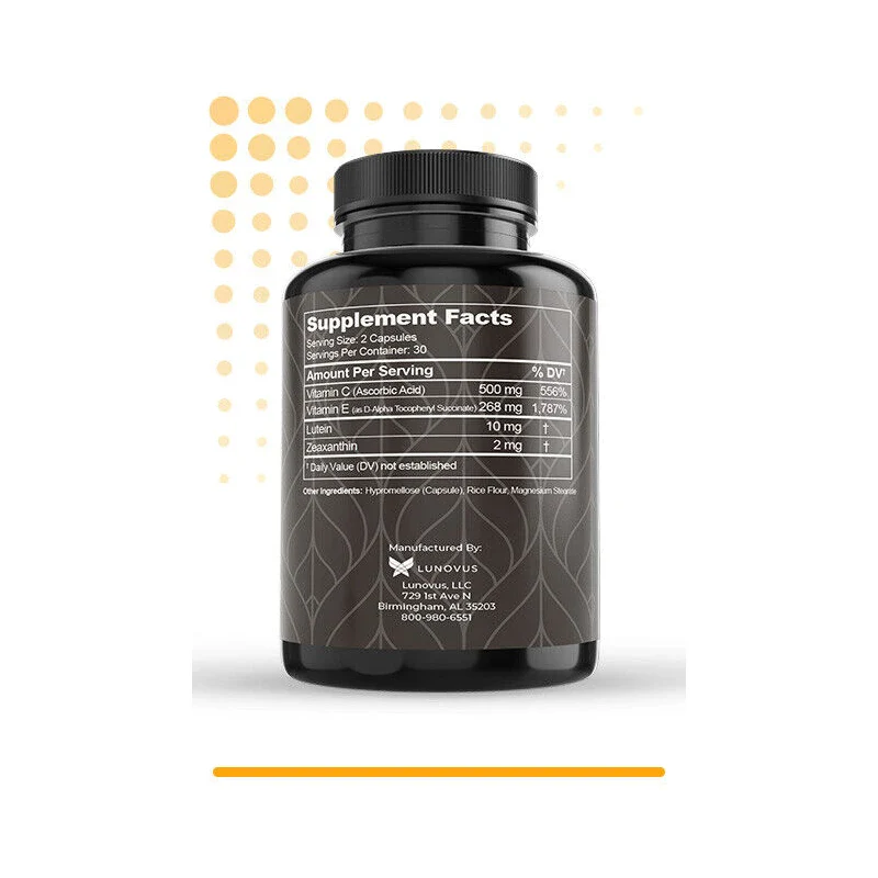 Visual Advantage AREDS 2 Vitamins without Zinc, Visual Advantage Zinc Free Macular Support (1-Mo) - Image 5