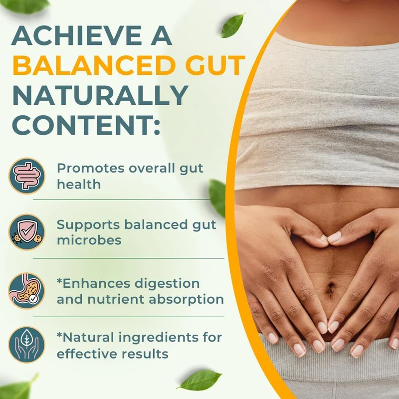 Vital Gut Health 4in1 Formula with Apple Cider Vinegar, Prebiotics & Probiotics, Digestive Enzymes for Strong Immunity Support and Complete Gut and Digestion Support - Image 3