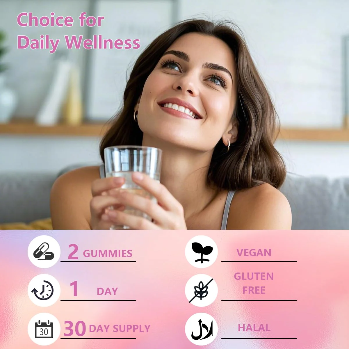 Vital Natural Feminine Balance Gummies for Women Health, Hawaiian Pineapple Flavor, Vegan, Gluten-Free ,Supports Women Vitality & Gut Health - 60 Gummies (2) - Image 4