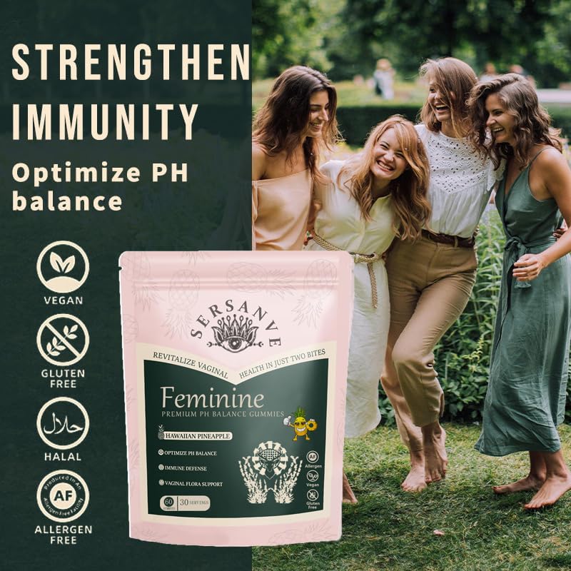 Vital Natural Feminine Balance Gummies for Women Health, Hawaiian Pineapple Flavor, Vegan, Gluten-Free ,Supports Women Vitality & Gut Health - 60 Gummies (2) - Image 6