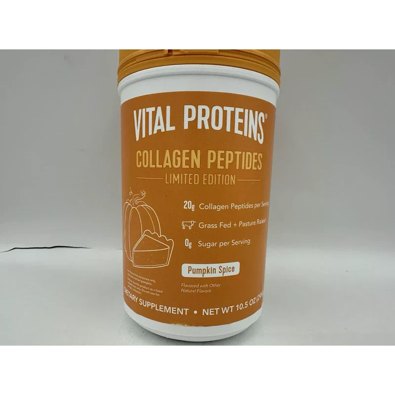 Vital Proteins Collagen Peptides PUMPKIN SPICE Grass Fed Supplement 10.5Oz 06/25 - Image 2