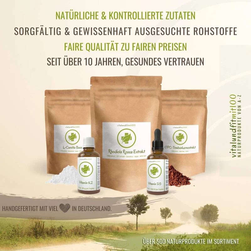 Vitamin B2 (Riboflavin) Powder - 30 g - in Tested Quality - 100% Vegan & Pure - Completely Pure without Residue - Gluten-Free, Lactose Free - No Additives and Additives - Image 4