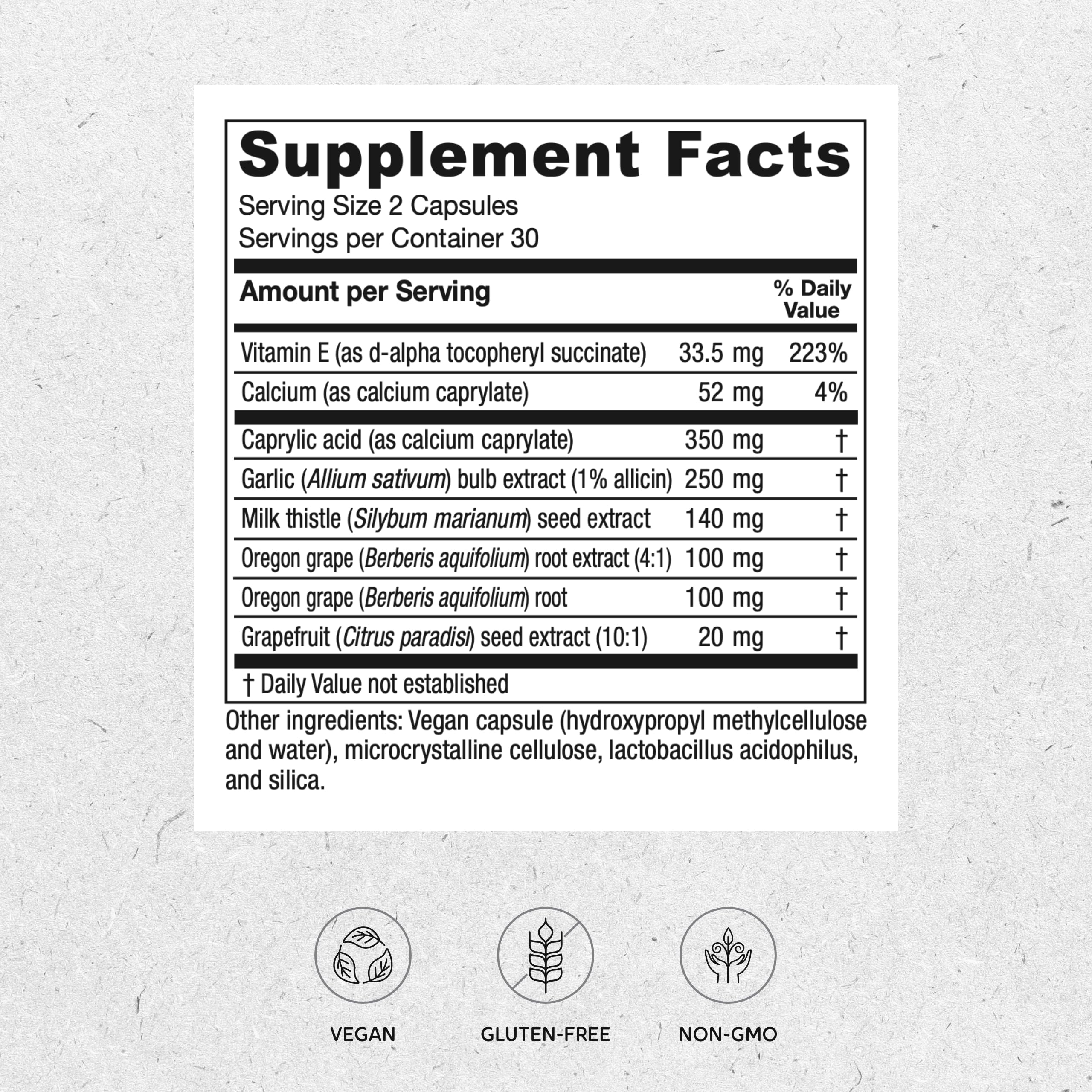 Vitanica Candidastat, Balanced Support, Vegan, 60 Capsules - Image 7