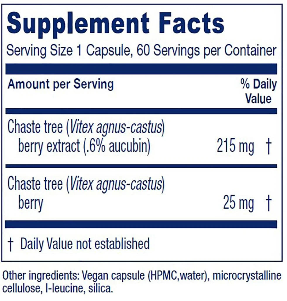 Vitanica, Chaste Tree Berry, Vitex Extract Plus, Vegan, 60 Capsules - Image 7