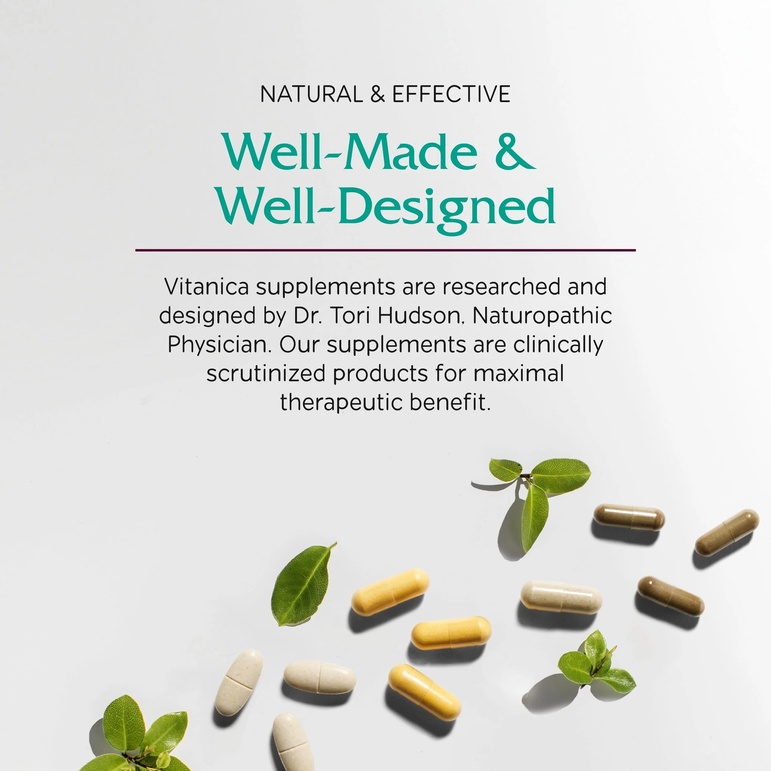 Vitanica, GABA Ease, Calming Support, Vegan, 60 Capsules - Image 3