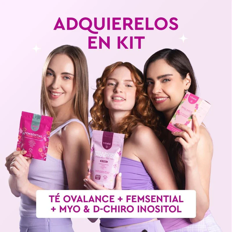 Vitatú | Myo Inositol & D-Chiro Inositol mezcla ideal 40:1 con Folato + Vitamina D3 + Zinc, Suplemento Alimenticio en polvo para Mujeres (225 g c/u), 45 días de duración - Image 6