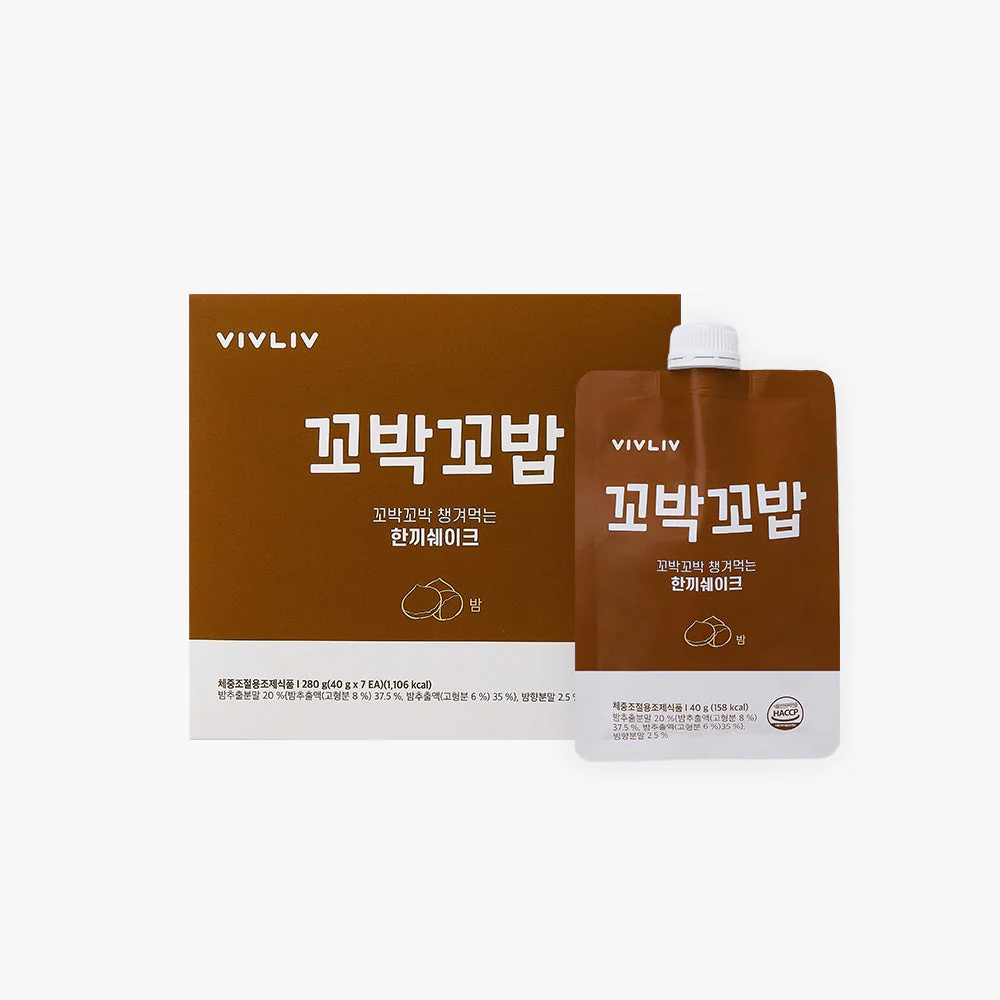 VIVLIV Kkobak Kkobab Protein Shake 40g x 7 Packs - Image 6