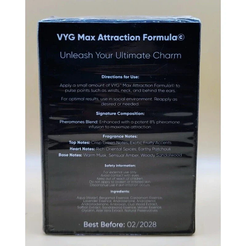 VYG Pheromone Cologne for Men - Image 2