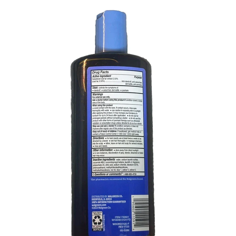 Walgreens NEW Walgreens T-Gel Shampoo Original Strength 16oz Neutrogena Alternative Tar - Image 2