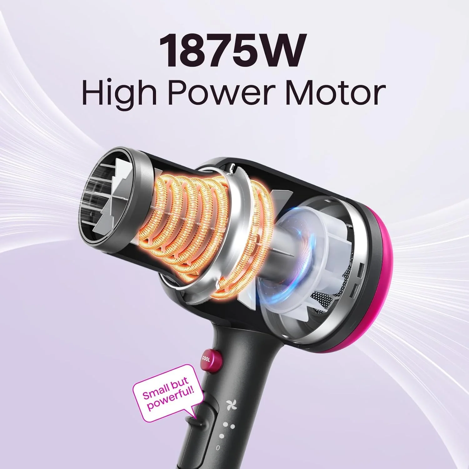 Wavytalk Steamlin Pro Steam Straightener Brush, Wavytalk Blown Away onic Hair Dryer Black - Image 3