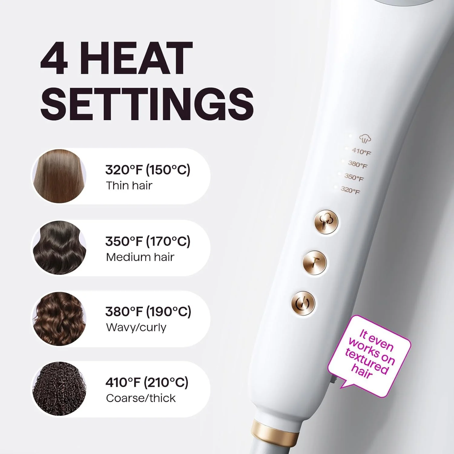 Wavytalk Steamline Pro Steam Straightener Brush and Wavytalk Blown Away onic Hair Dryer Pink - Image 6