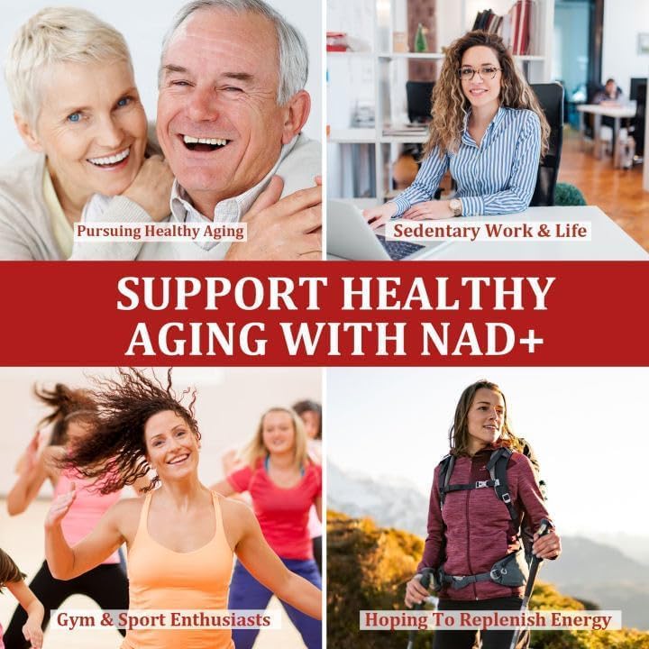 WDVNEX NAD 1000mg Liquid Packets, Nicotinamide Riboside PQQ & Resveratrol - NAD Supplement Liquid Berry Flavor Drink Mix for Anti-Aging, Energy, Focus, Overall Wellness and Vitality - 30 Packets - Image 4