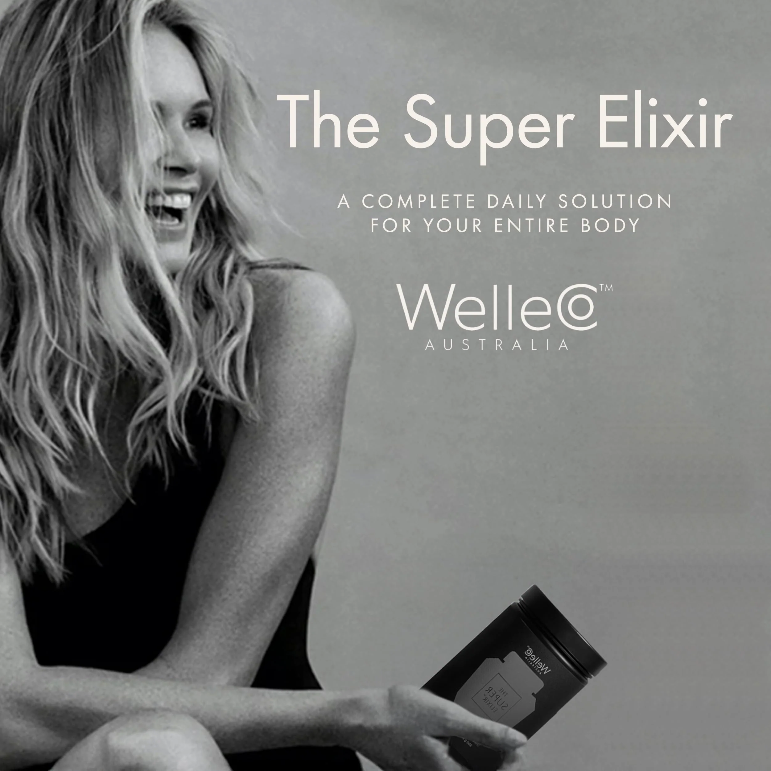 WelleCo The Super Elixir Daily Greens Powder, Probiotic Drink Mix with Whole Foods, Gluten Free, Vegan Gut Health Powder, Energy, Immunity, Healthy Skin, Hair & Nails (300g, Mixed Berry) - Image 2