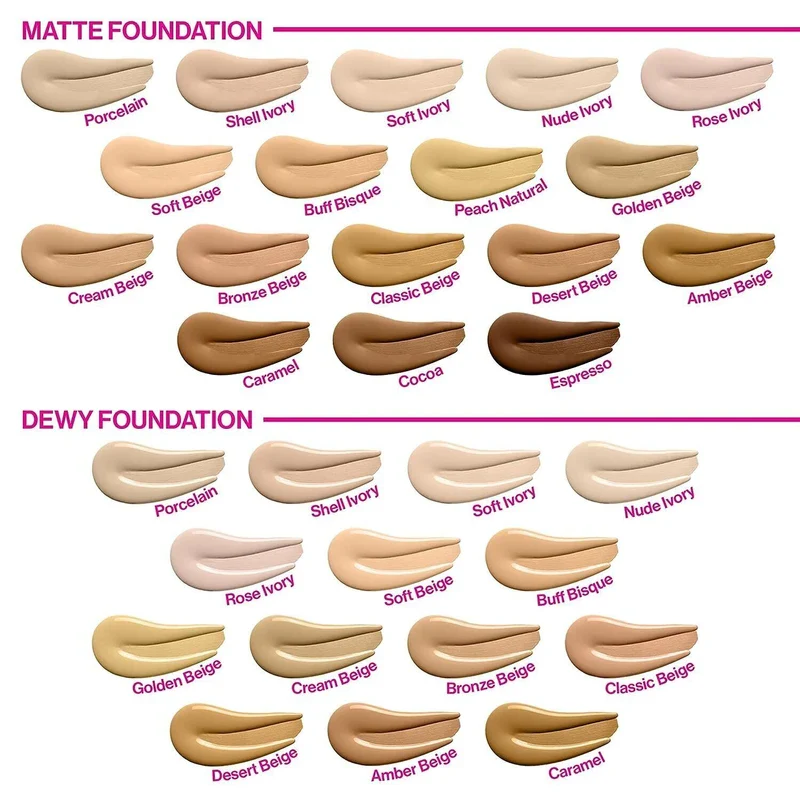 Wet n Wild Photo Focus Matte Liquid Foundation Buff Bisque, Vegan & Cruelty-Free