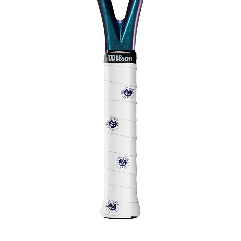 WILSON Roland-Garros Tennis Overgrip - 3 Pack, White/Navy - Image 2