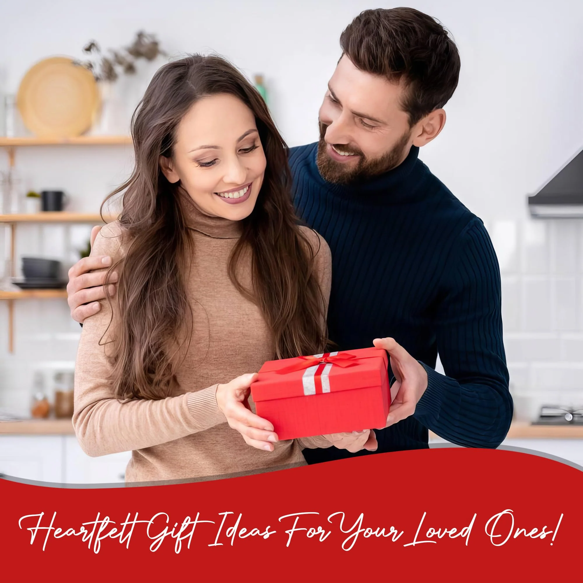 WRAPIX Christmas Anniversary Couple Gifts for Women - I Love You More Soft Fleece Throw Blanket 50x60 in - Birthday Romantic Gifts for Girlfriend Boyfriend Wife Husband, I Love You Gift for Him Her - Image 2