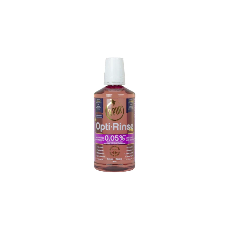 X-PUR Opti-Rinse Plus 0.05% Sodium Fluoride Grape 500 mL