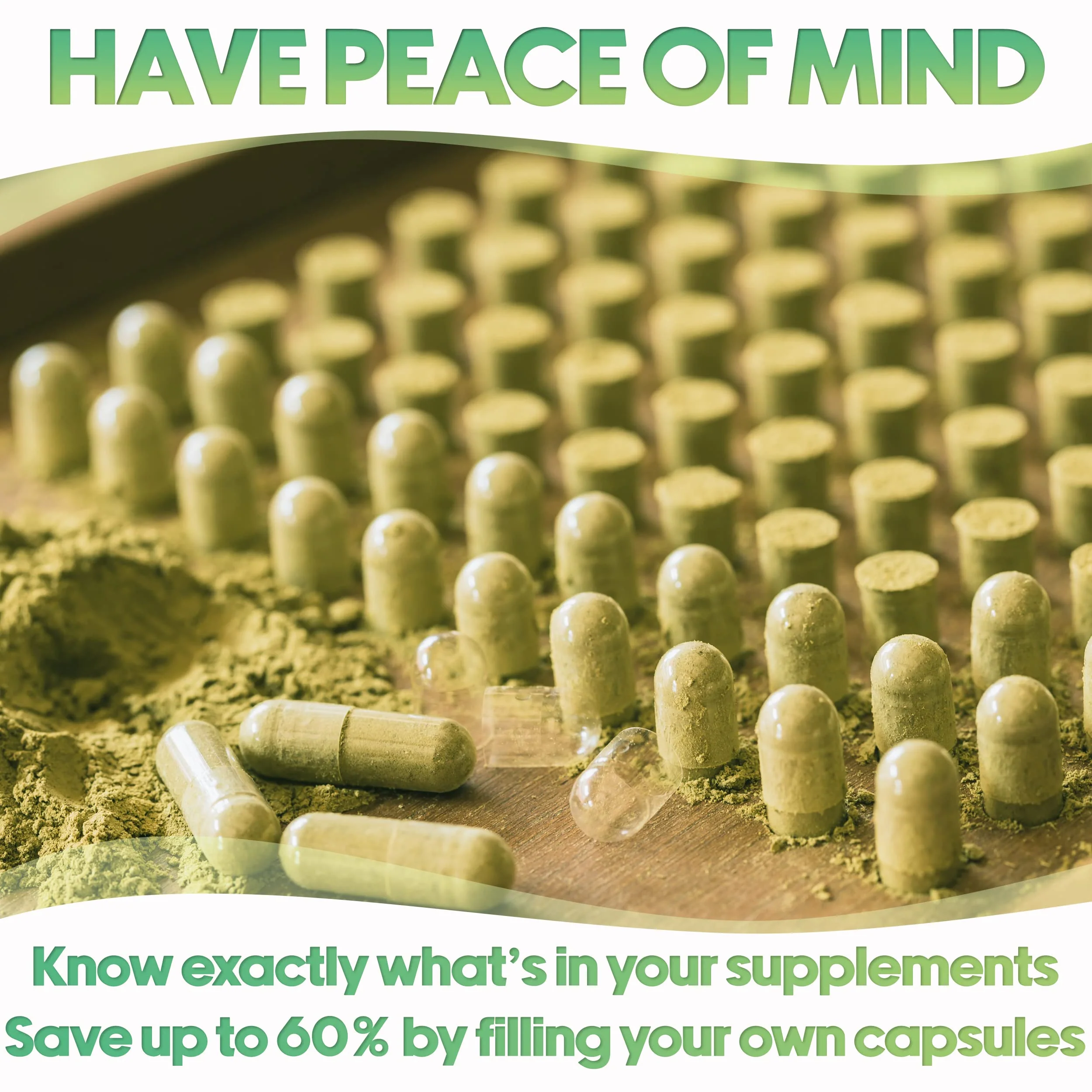 XPRS Nutra Size 0 Empty Capsules - 100 Count Empty Vegan Capsules - Vegetarian Pills - DIY Vegetable Capsule Filling - Veggie Pill Caps for Do-It-Yourself Supplements (Aqua) - Image 5