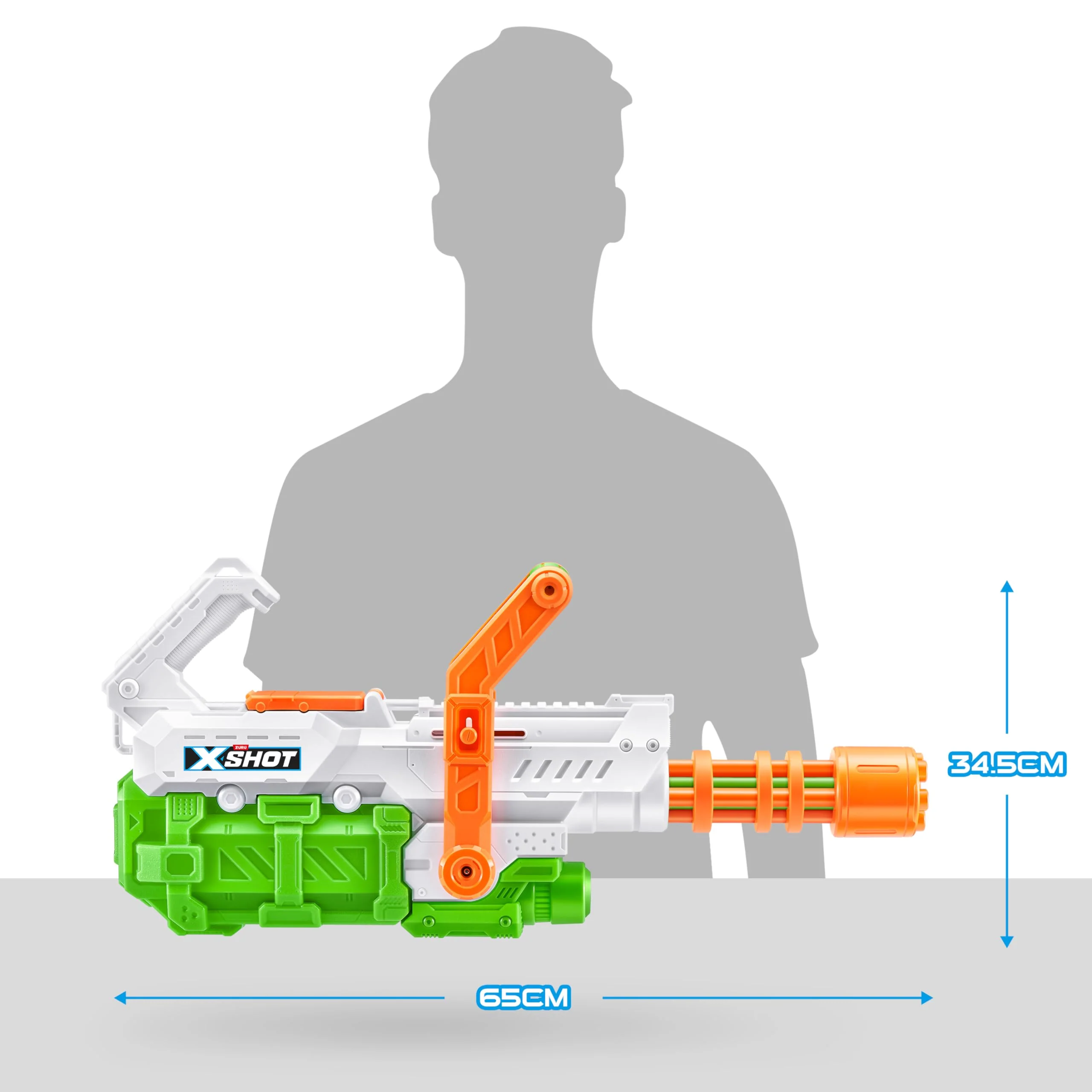 XSHOT Fast-Fill Hydro Cannon Water Blaster by ZURU Water Gun for Summer, XSHOT Water Toys, Fills with Water in just 1 Second, Big Water Toy for Children, Boys, Teen, Men - Image 2